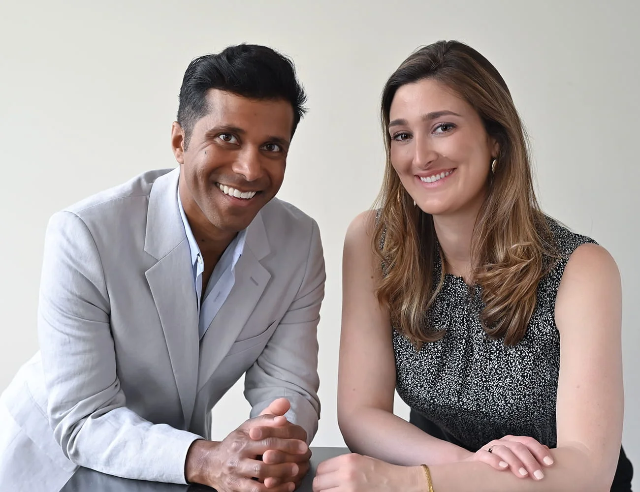 Portrait shot of Dr. Rohan Joshi MD and Elizabeth A Abels MD
